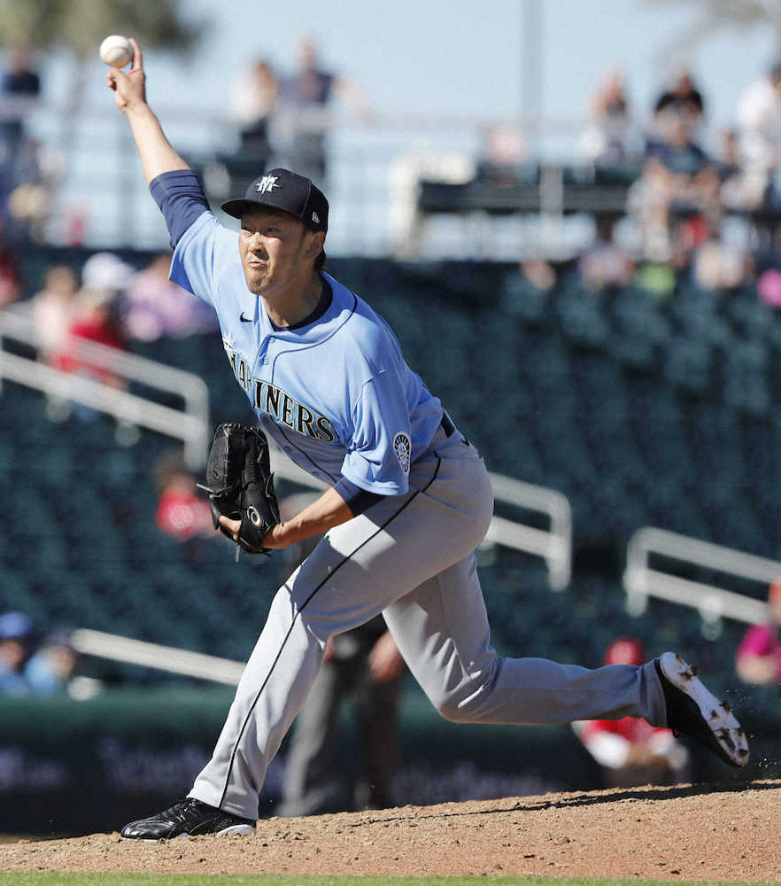 【画像・写真】マリナーズ・平野、2戦連続失点も前向き「球自体は前より良くなっている」
