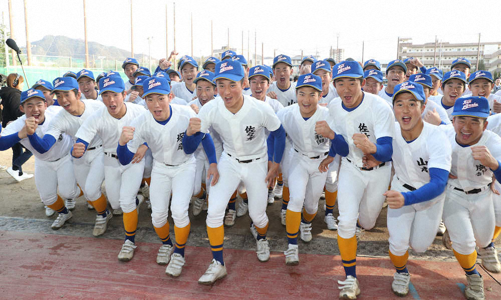 【画像・写真】センバツに出場する県岐阜商ナイン（撮影・大森　寛明）