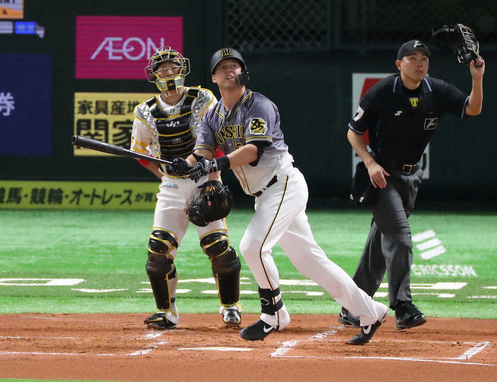 【画像・写真】阪神・サンズ　いよいよ本領2打席連発「開幕まで取っておきたかったね」