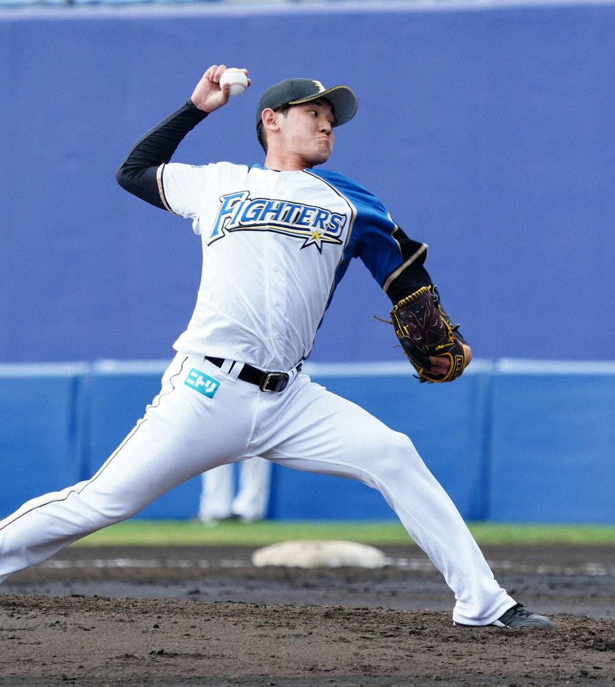 【画像・写真】日本ハム　新人5投手リレーでG斬りだ！ドラ1・河野　前回2回2失点「リベンジしたい」