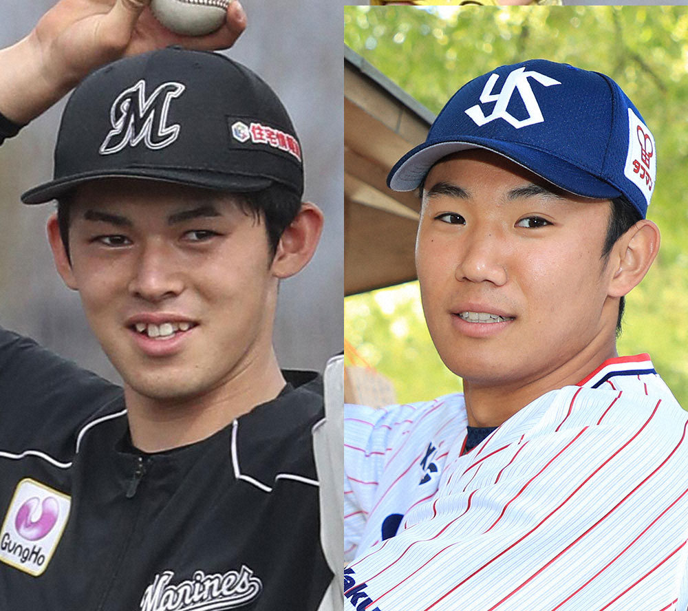 【画像・写真】ロッテ・朗希　4日の教育Ｌでヤクルト・奥川との再会「楽しみ」　一緒にベンチ裏でスコア付けも？