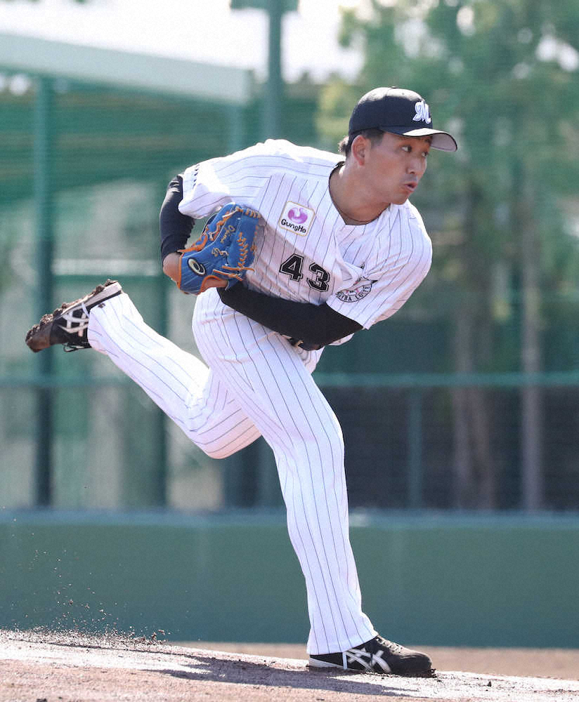 【画像・写真】ロッテ・小島　教育リーグで5回4安打1失点　開幕ローテ入り「当然狙ってます」