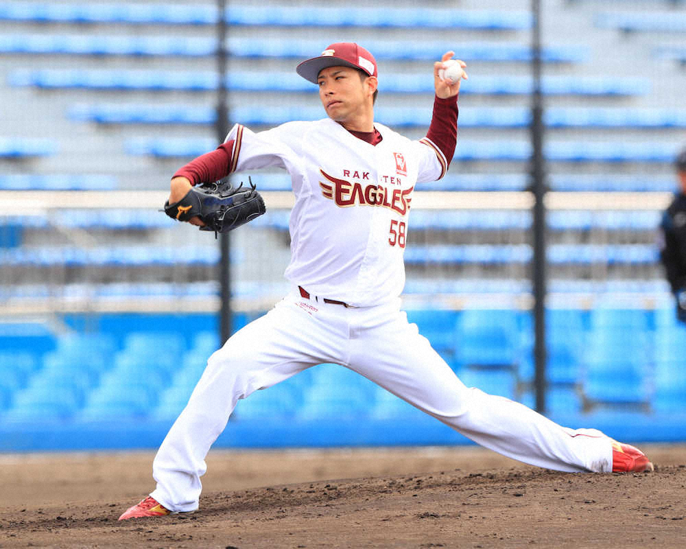 【画像・写真】楽天・辛島が静岡のウナギ投法？で納得の好投　伊藤コーチ絶賛