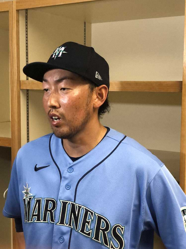 【画像・写真】マリナーズ平野　1回2安打1失点　収穫と課題を口に
