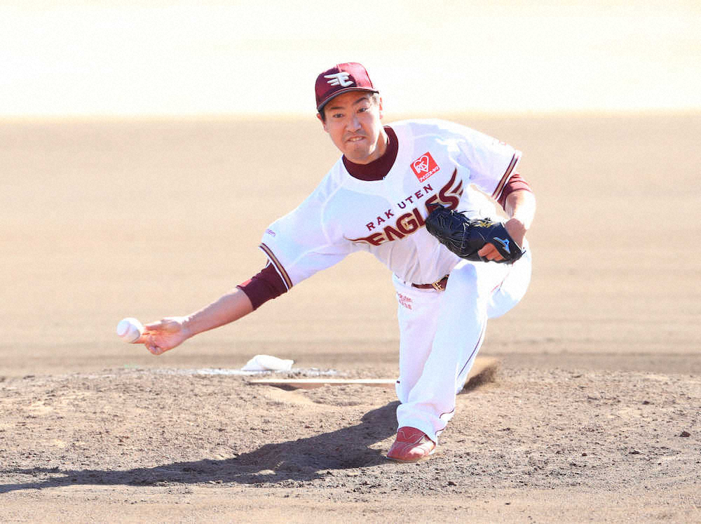 【画像・写真】楽天・牧田　日本復帰初実戦は1回無失点「自分の投球はできた」