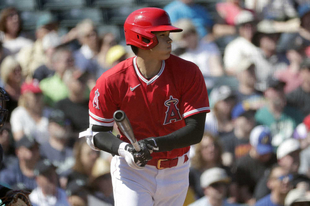 【画像・写真】エンゼルス・大谷、5試合10の1も指揮官“OK”「少しズレているだけ」