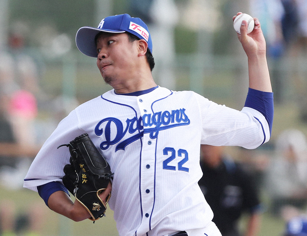 【画像・写真】中日・大野雄　開幕へ順調調整　7日には楽天戦に登板、5イニング程度投球へ