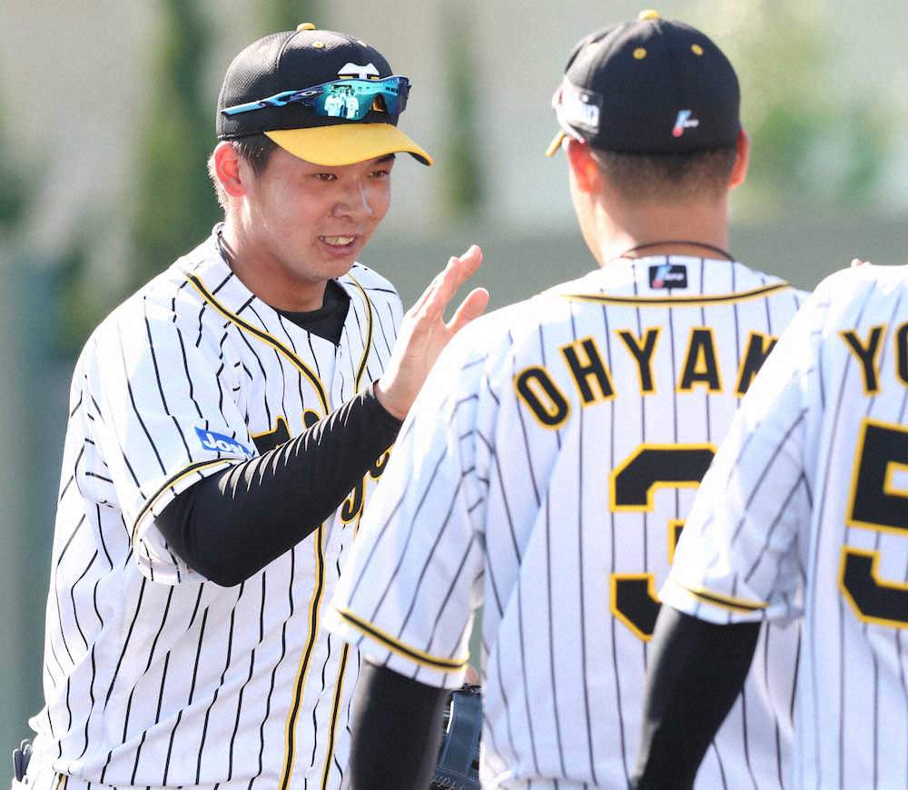 【画像・写真】阪神ドラ2・井上　1軍合流前に英才教育！教育リーグで初4番、タイムリーも