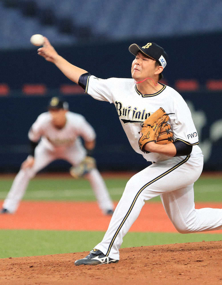 【画像・写真】オリックス先発・荒西　6回途中4失点、いずれも2死から得点許す