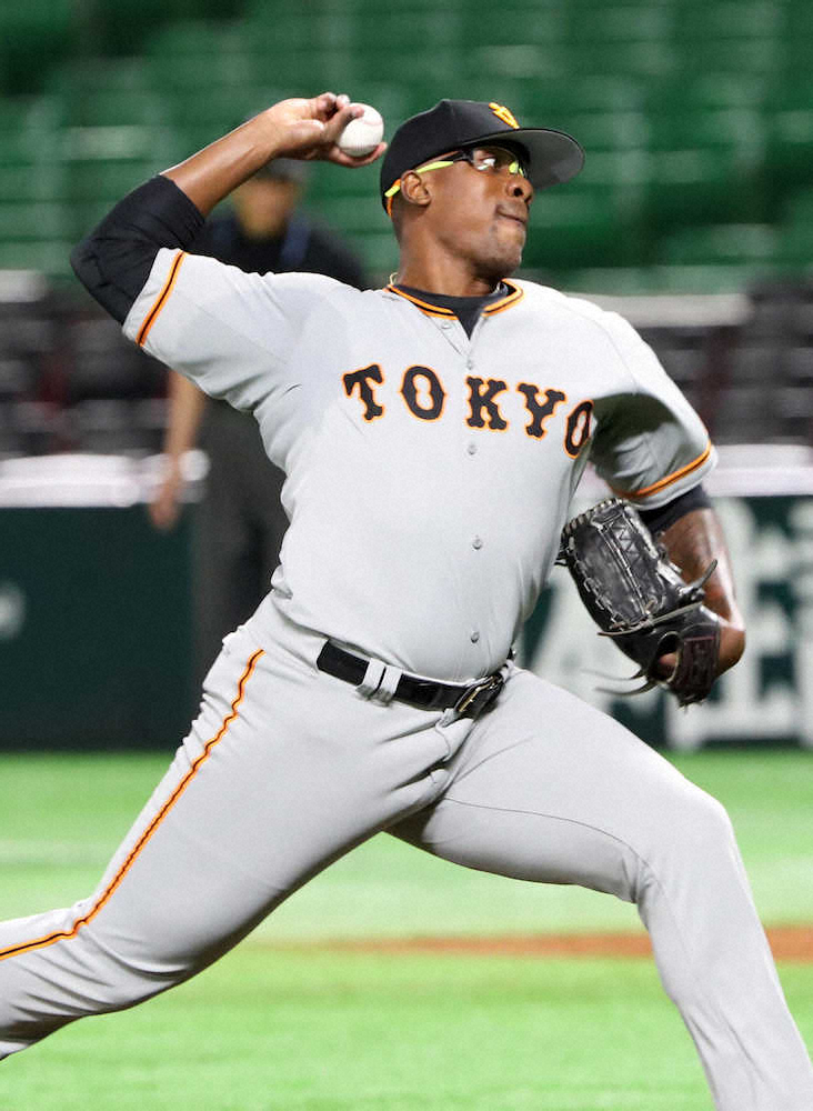【画像・写真】巨人6連敗も光　新助っ人ビエイラ剛球3者連続K斬り！出た来日最速161キロ！