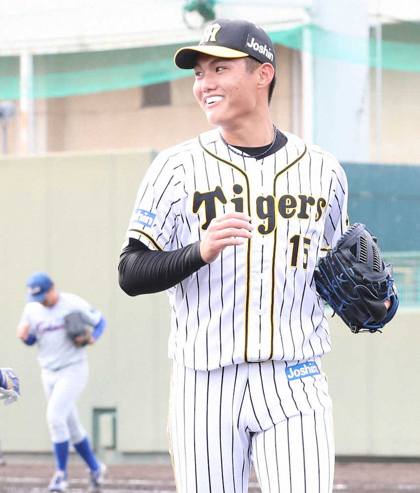 【画像・写真】阪神ドラ1・西純“ビッグ4”最速デビュー！プロ初実戦で1回1失点