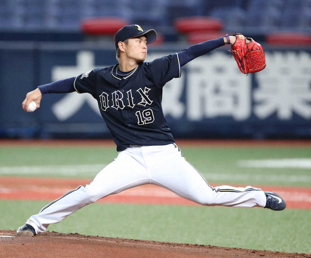【画像・写真】オリックス・山岡　シュート試投も5回4失点は反省