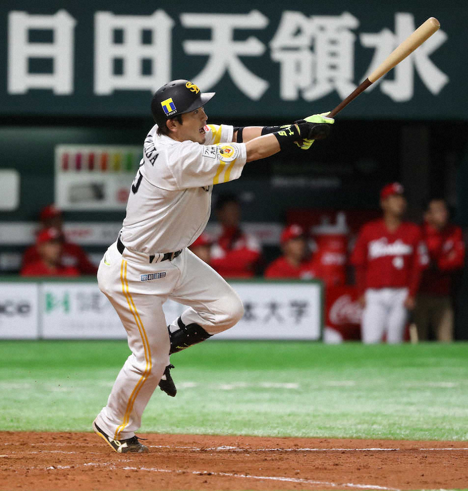 【画像・写真】ソフトB・松田宣「熱男～！」自粛　「どすこい」西武・山川と「電話会談」