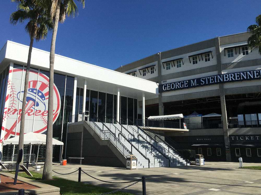 【画像・写真】マー君らヤンキースナインはキャンプ地残留　GM＆監督も同行「サポートする」