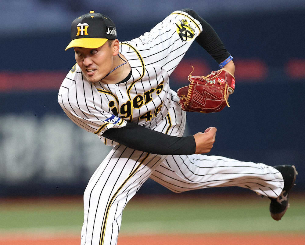 【画像・写真】阪神・秋山　開幕ローテへ5回無失点　オリ・ジョーンズ併殺斬り