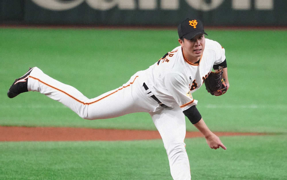 【画像・写真】巨人2017年ドラ1鍬原、6回まで毎回9奪三振で猛アピール　得意のシンカーさえわたる