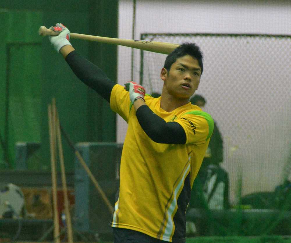 【画像・写真】中日・根尾　「広島撃ち」で開幕1軍アピールだ