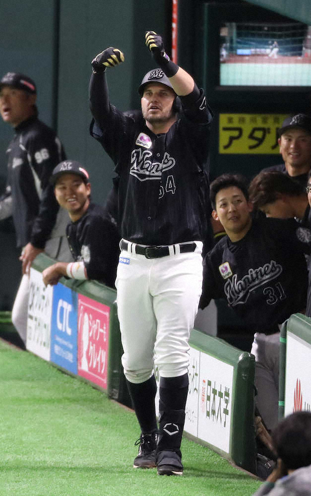 【画像・写真】ロッテ・レアードが中越えソロ「いつ始まってもいいように準備するだけ」
