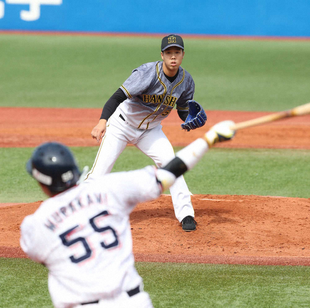 【画像・写真】阪神・青柳　修正どころかさらなる進化だ！新球シンカー効果で4回無四球無失点