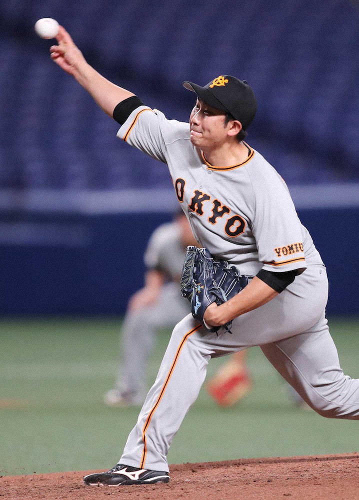 【画像・写真】巨人・菅野　中日相手に2回3安打1失点