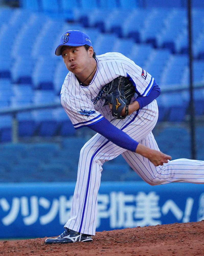 【画像・写真】DeNA・上茶谷　3回2安打零封で開幕ローテへ前進