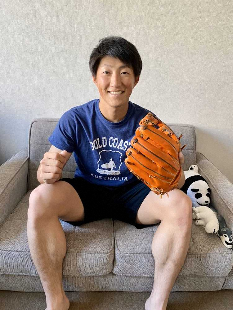 【画像・写真】楽天ドラ1小深田「とにかく野球がしたい」リラックス法は道具の手入れ