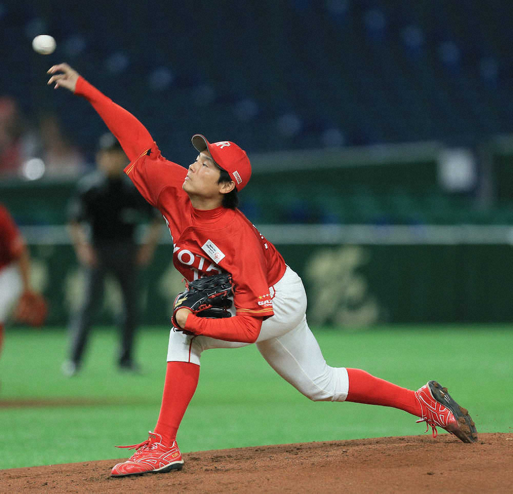 【画像・写真】虎のドラ1候補を独断と偏見で選びます　トヨタ自動車・栗林は楽天・則本昂級の凄み