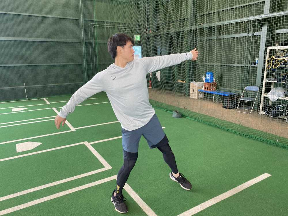 【画像・写真】オリックス・張奕　投球動作を再開　右肘の回復具合確認「悪くない」