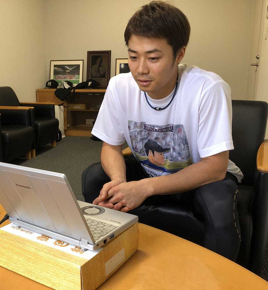 【画像・写真】日本ハム・中島　開幕間に合う！右肘＆左膝痛「70％くらい」