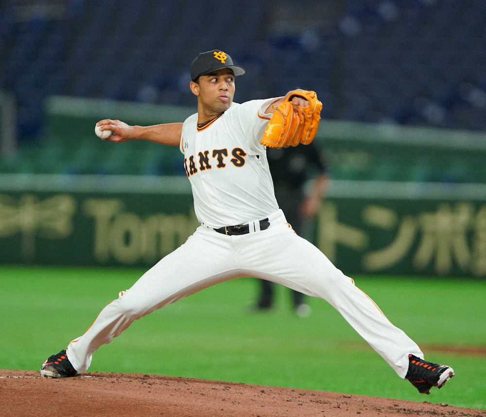 【画像・写真】巨人・サンチェス　個人調整でブルペン入り「気分良く投げられた」