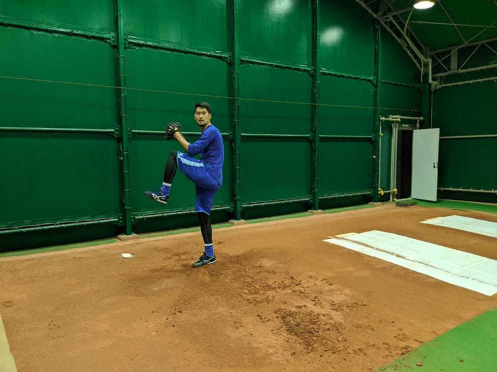 【画像・写真】DeNA・三上　ブルペンで効率的に21球「限られた時間と環境なので」