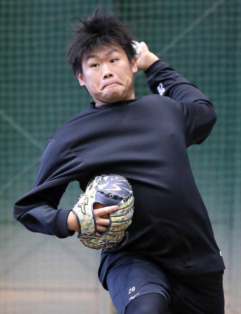 【画像・写真】巨人・サンチェス　5日ぶりブルペンで51球　続く個人調整「うまく付き合っていきたい」