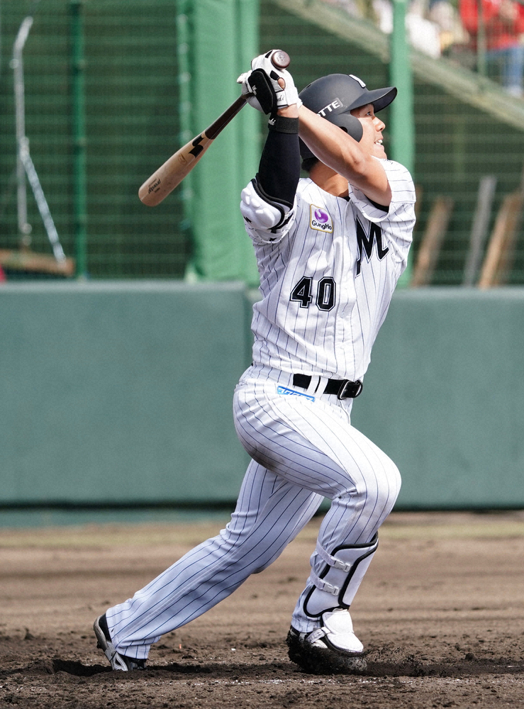 【画像・写真】ロッテ・福田光　球団34年ぶり6人目2桁本塁打へ“光り輝く”