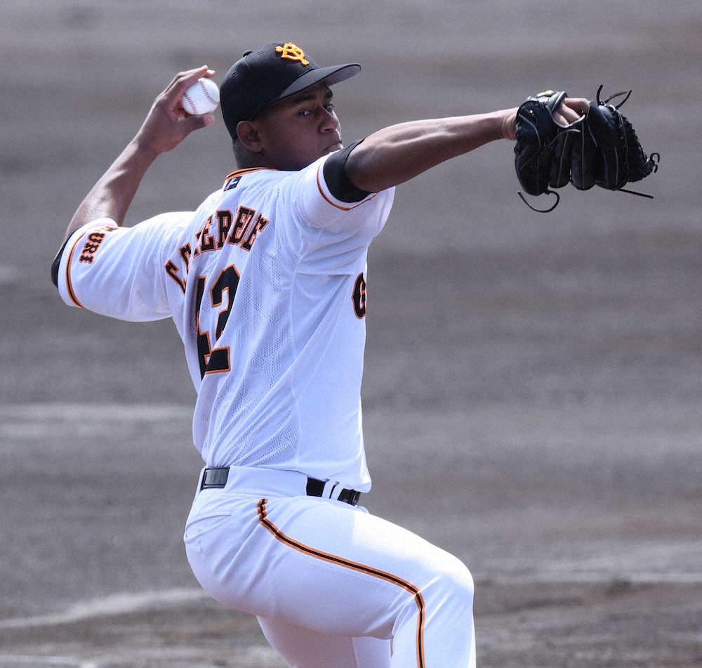 【画像・写真】巨人・メルセデス　ブルペンで40球　逆転開幕ローテ入りへ「調子いい」　ビエイラも好調維持