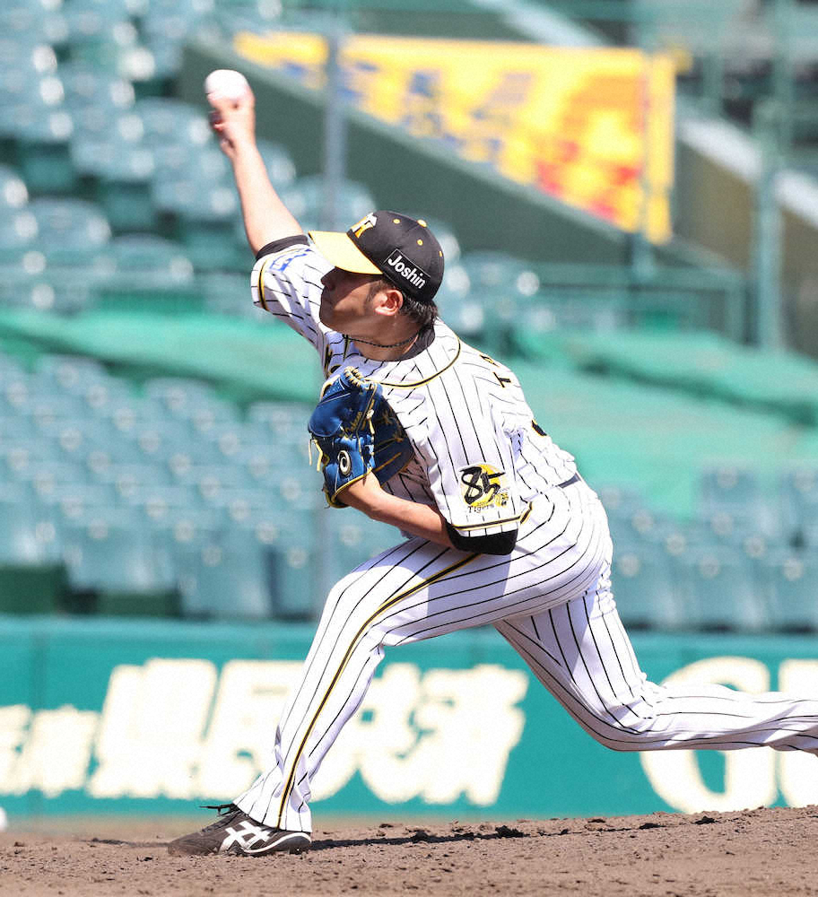 【画像・写真】阪神　ローテ入り目指す“移籍組”飯田＆高野が無失点投球