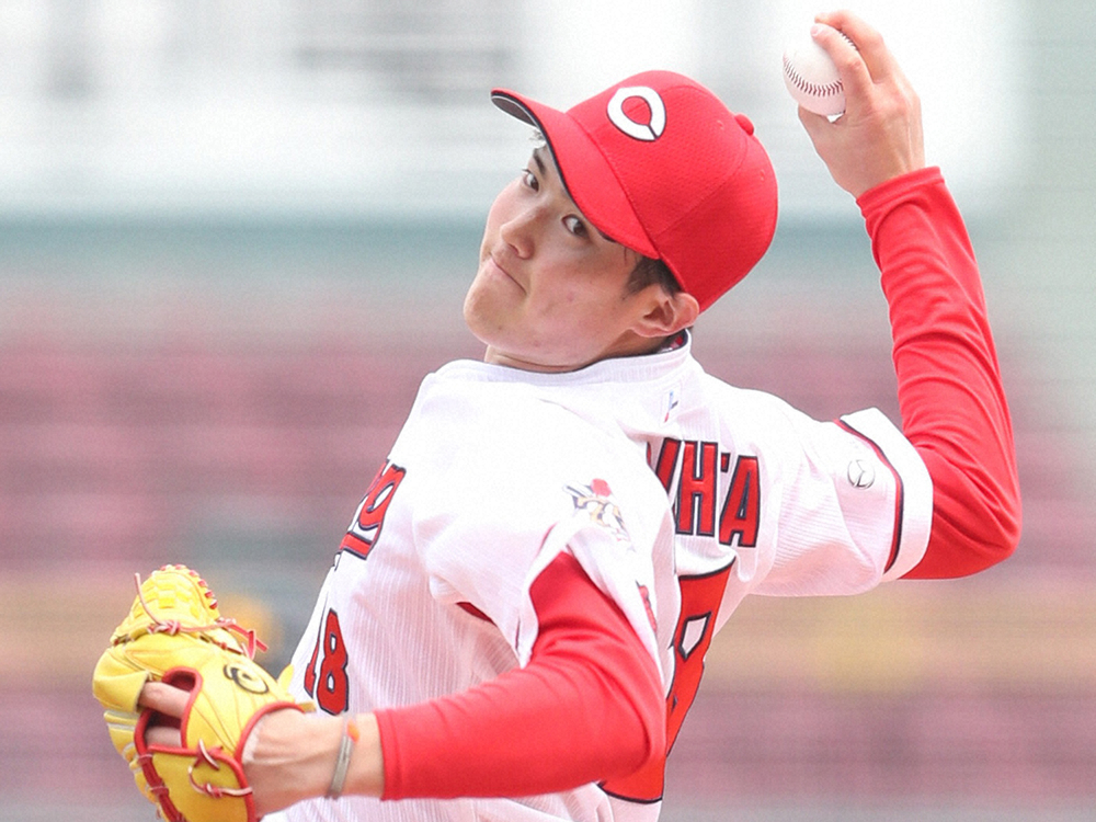 【画像・写真】広島・森下　紅白戦先発で最速150キロ　3回1安打無失点の好投