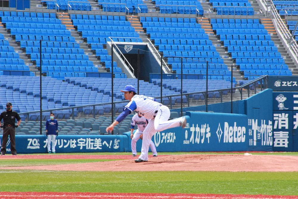 【画像・写真】DeNA・今永　紅白戦2回完全で「開幕」決定　ラミレス監督「ふさわしい投手」