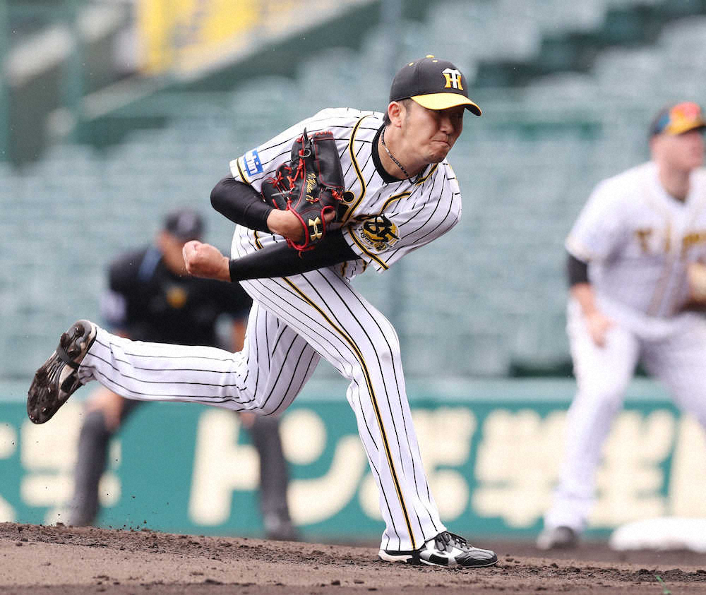 【画像・写真】阪神・岩貞　紅白戦先発で3回4安打3失点「開幕までに精度をもっと上げて」