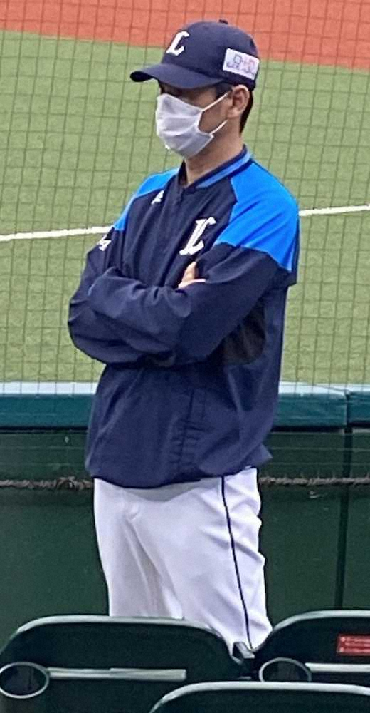 【画像・写真】西武・西口投手コーチ　紅白戦3回完全の今井称賛「予想以上」、開幕ローテは既に伝達