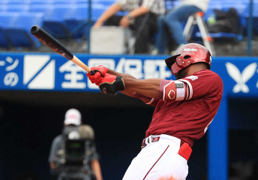 楽天ブラッシュ アーチを含む2本の長打 しっかり対応できた スポニチ Sponichi Annex 野球