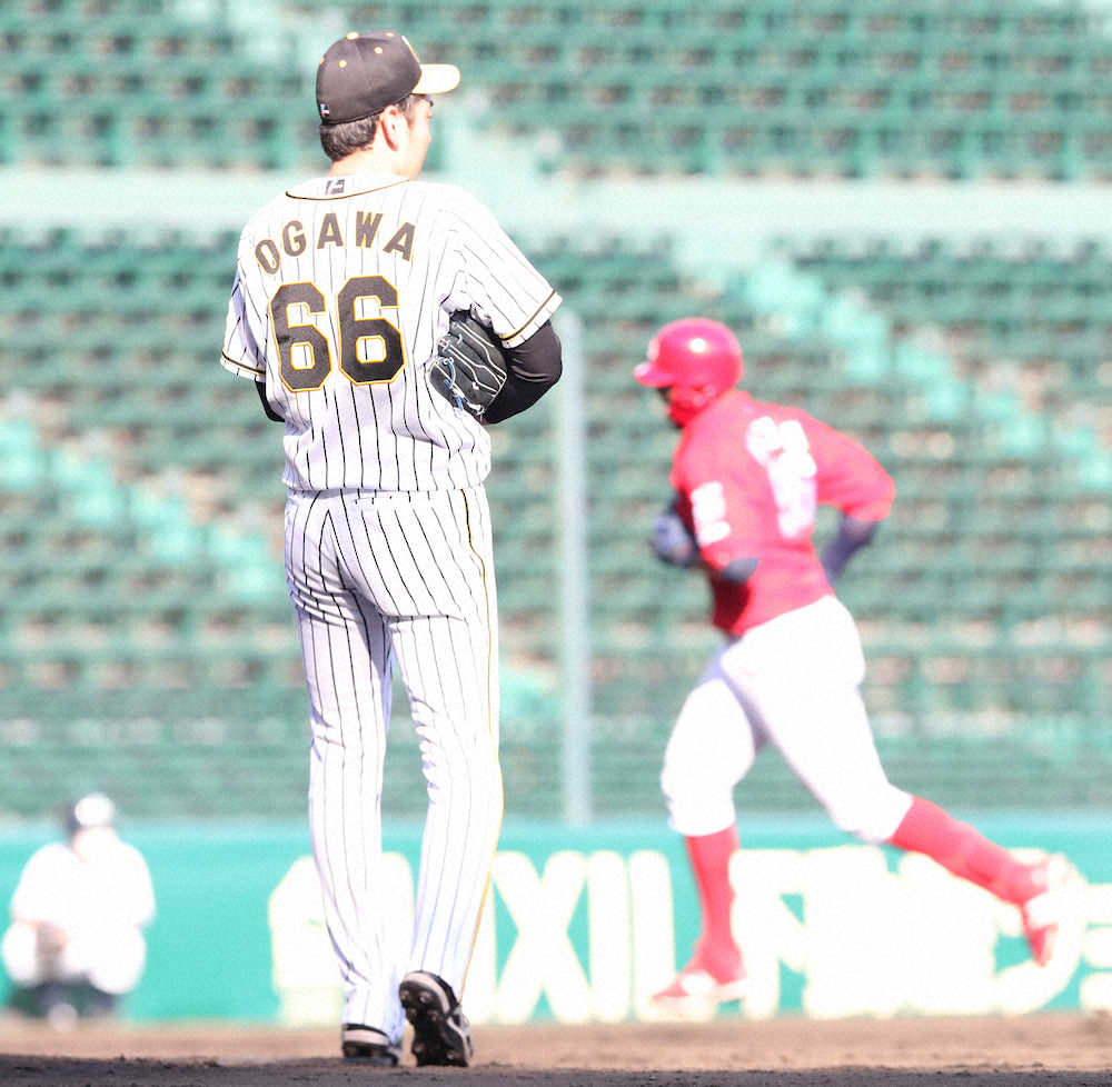 【画像・写真】“虎の一平ちゃん”は1回1失点　最速151キロも特大アーチ被弾