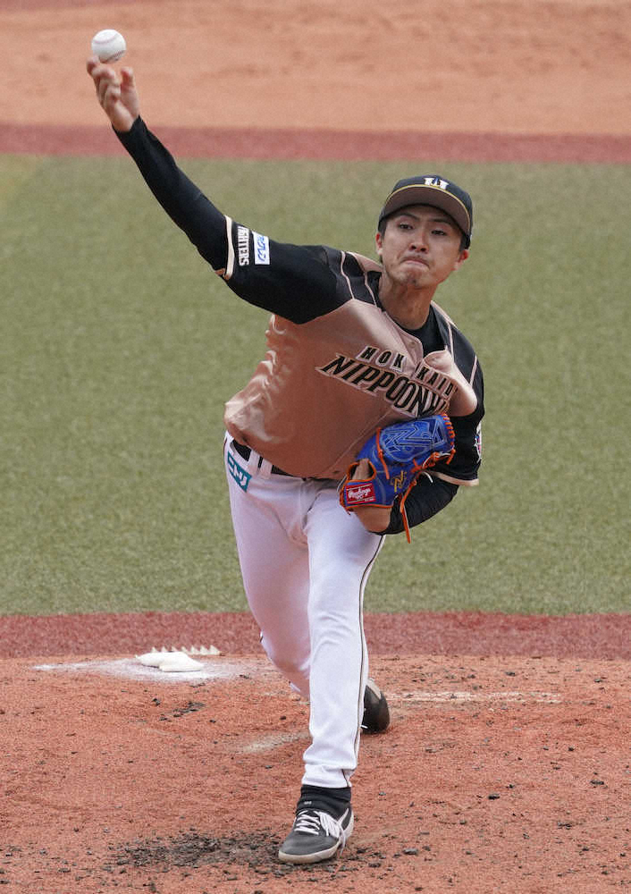 【画像・写真】日本ハム・上沢　「緊張」350日ぶりの登板で2回4安打2失点「直球は悪くなかった」