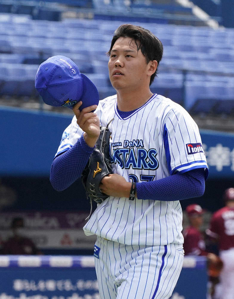 【画像・写真】DeNA上茶谷　3回6安打6失点「次回は初回から低めへ丁寧に」