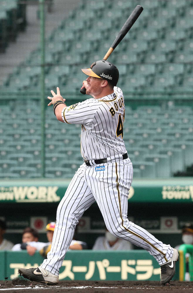 【画像・写真】阪神・ボーアが2戦連発！バックスクリーン左へ衝撃130ｍ弾