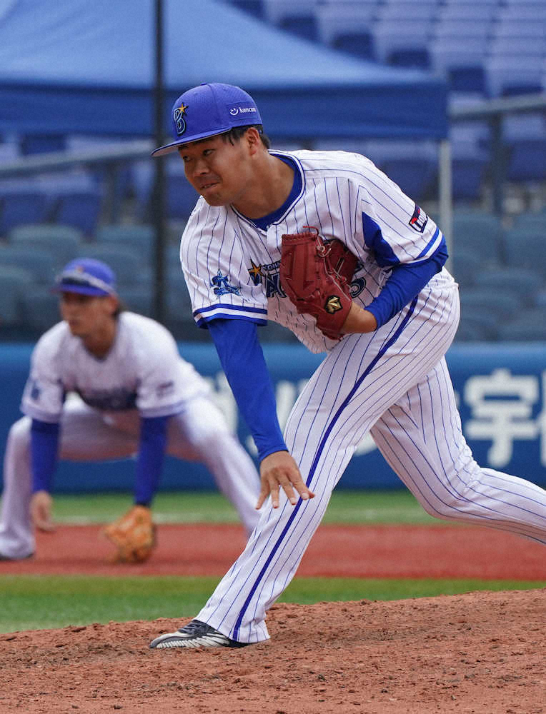【画像・写真】DeNAドラ3伊勢、11球で1回零封　ラミレス監督「安定した投球続けば開幕1軍も」