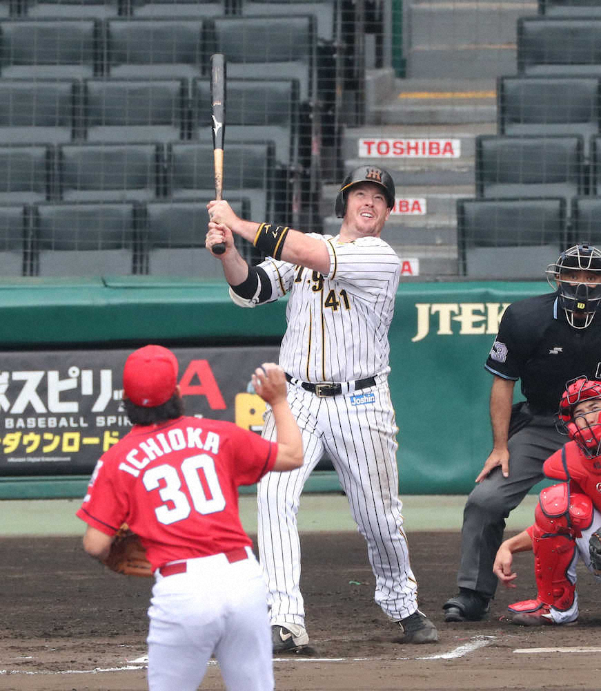 【画像・写真】阪神・ボーア　2戦連発　バックスクリーン左へズドン「いい打球が打てた」