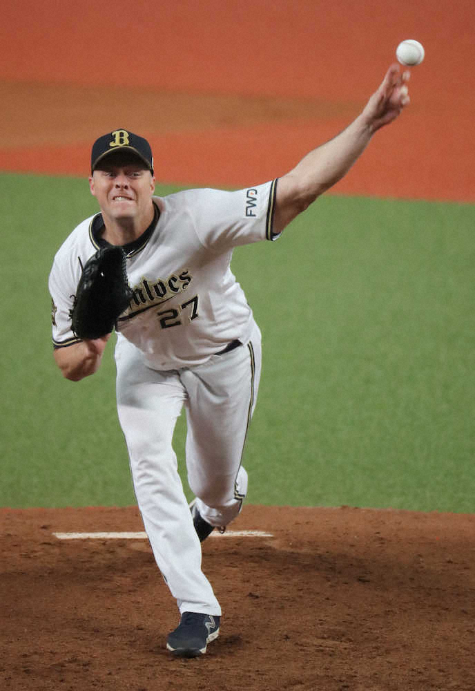 【画像・写真】オリックス・アルバース　3回無失点6奪三振　西村監督「ローテに入ってくるとすごく大きい」