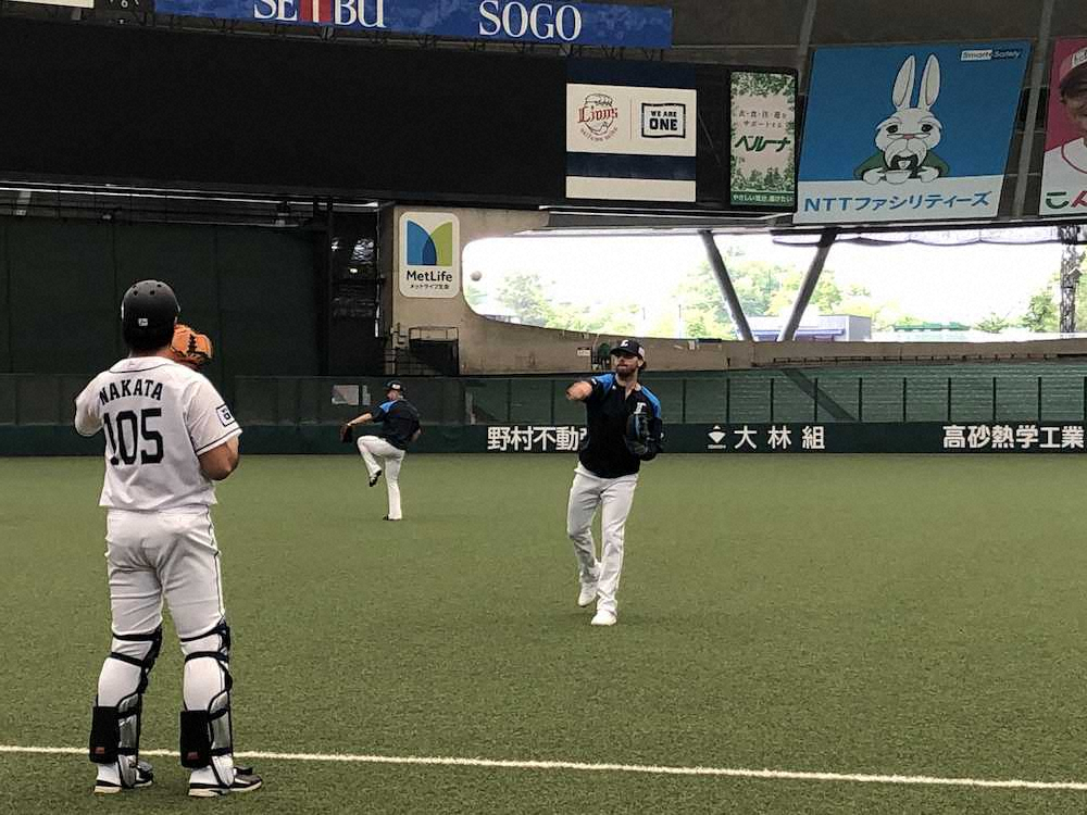 【画像・写真】西武開幕投手・ニールが5日の中日戦先発「結果より自分の球の感覚見てみたい」