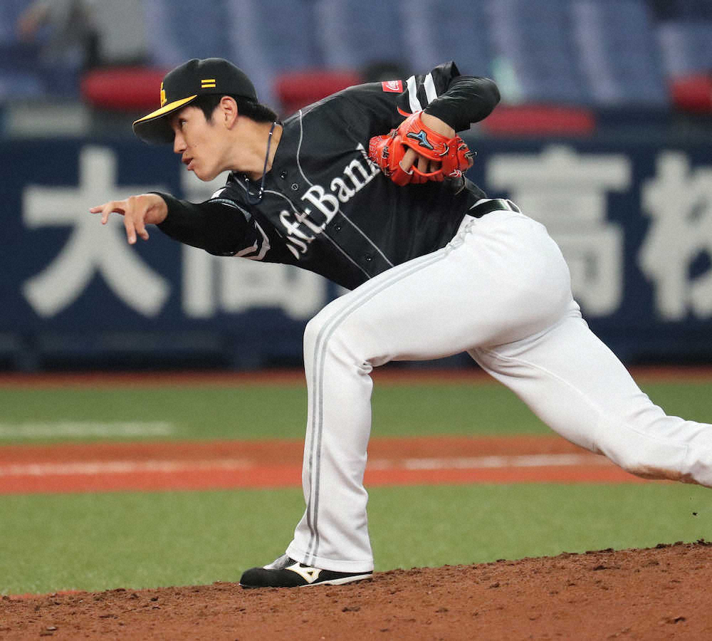 【画像・写真】5回から登板した高橋礼（撮影・井垣　忠夫）