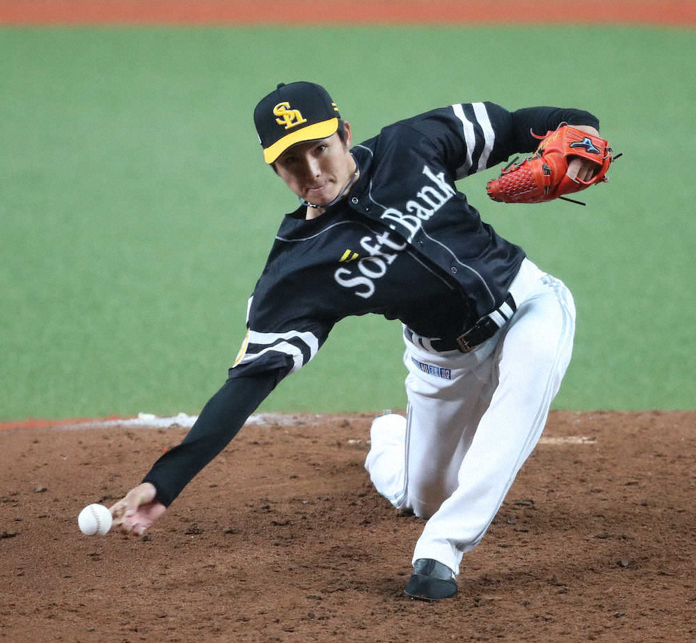 【画像・写真】ソフトB・高橋礼、4回1失点でローテ入りアピール　4回2失点のバンデンハークは無観客への対応課題